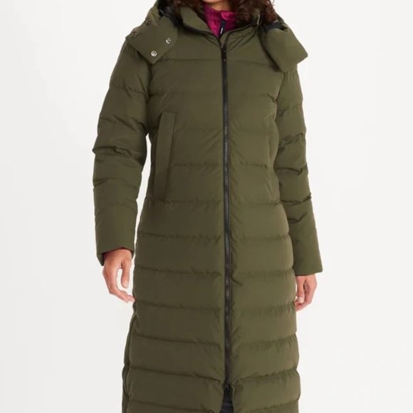 MARMOT COAT Prospect Hooded Down D Nori XL - Picture 3 of 16
